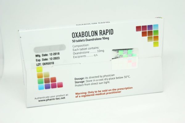 Oxabolon Rapid (Pharm Tec) (50 Tabletten x 10mg) – Bild 2